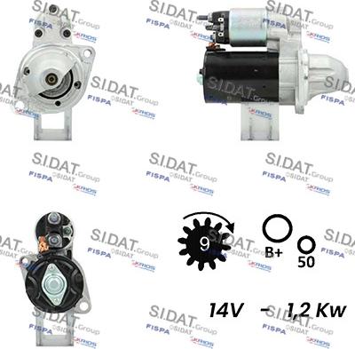 Fispa S12BH0091 - Стартер vvparts.bg