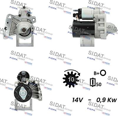 Fispa S12BH0076A2 - Стартер vvparts.bg