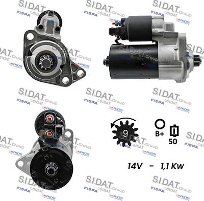 Fispa S12BH0115A2 - Стартер vvparts.bg