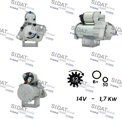 Fispa S12BH0120 - Стартер vvparts.bg