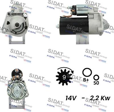 Fispa S12BH0392A2 - Стартер vvparts.bg