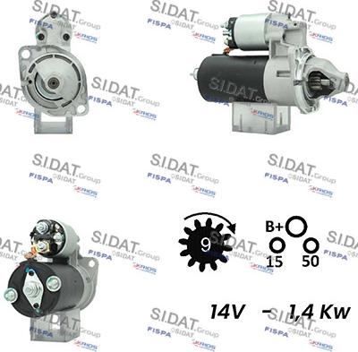 Fispa S12BH0341A2 - Стартер vvparts.bg