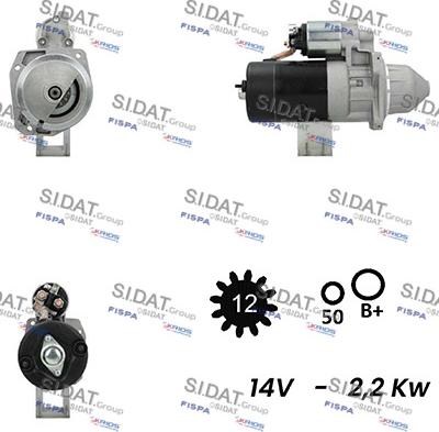 Fispa S12BH0343A2 - Стартер vvparts.bg