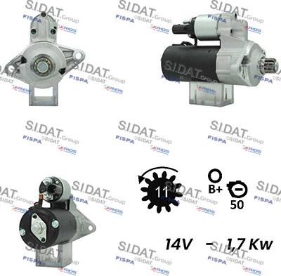 Fispa S12BH0350A2 - Стартер vvparts.bg