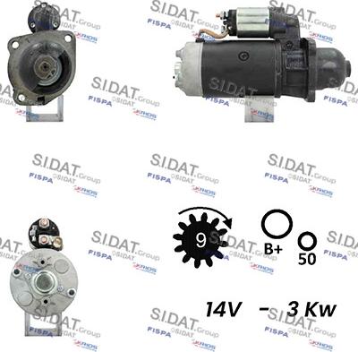 Fispa S12BH0362A2 - Стартер vvparts.bg