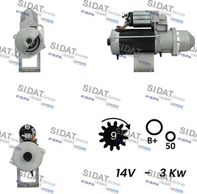 Fispa S12BH0304A2 - Стартер vvparts.bg