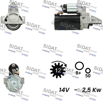 Fispa S12BH0372A2 - Стартер vvparts.bg