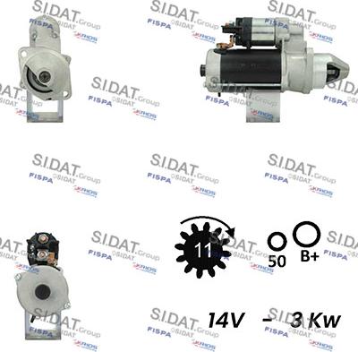 Fispa S12BH0290A2 - Стартер vvparts.bg