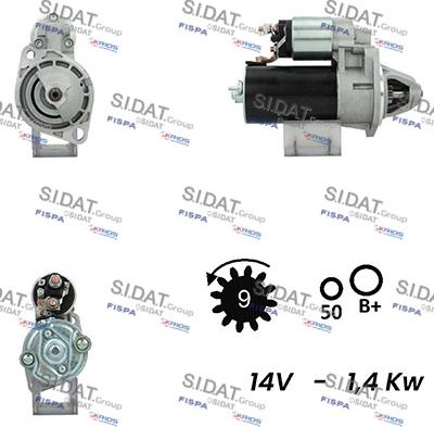 Fispa S12BH0259A2 - Стартер vvparts.bg