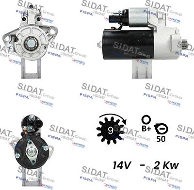 Fispa S12BH0252A2 - Стартер vvparts.bg