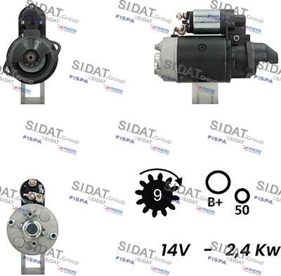 Fispa S12BH0261A2 - Стартер vvparts.bg