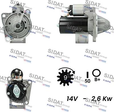 Fispa S12BH0263A2 - Стартер vvparts.bg