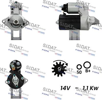 Fispa S12BH0203A2 - Стартер vvparts.bg