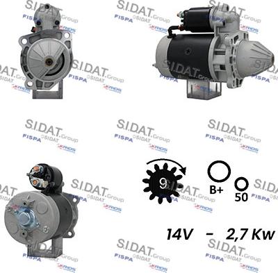 Fispa S12BH0277A2 - Стартер vvparts.bg