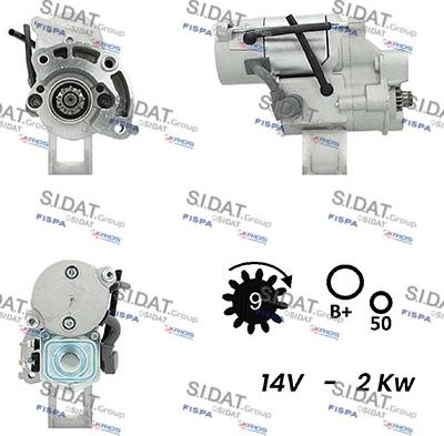 Fispa S12DE0458A2 - Стартер vvparts.bg