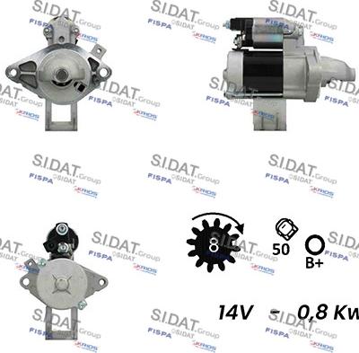 Fispa S12DE0423A2 - Стартер vvparts.bg