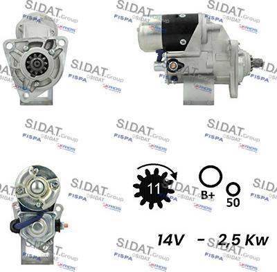 Fispa S12DE0534A2 - Стартер vvparts.bg