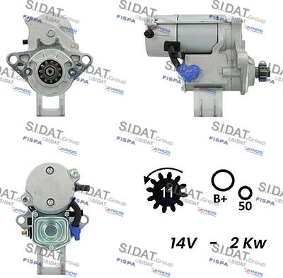 Fispa S12DE0180A2 - Стартер vvparts.bg