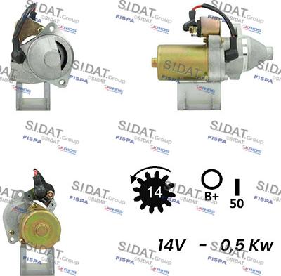 Fispa S12DE0352A2 - Стартер vvparts.bg