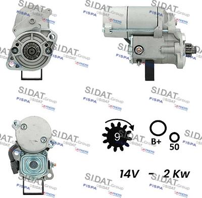 Fispa S12DE0296A2 - Стартер vvparts.bg