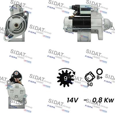 Fispa S12DE0226A2 - Стартер vvparts.bg