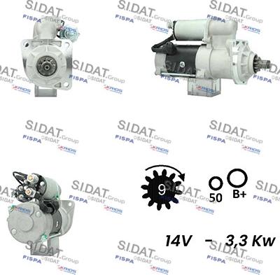 Fispa S12DR0471A2 - Стартер vvparts.bg