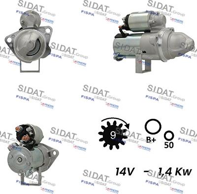 Fispa S12DR0538A2 - Стартер vvparts.bg