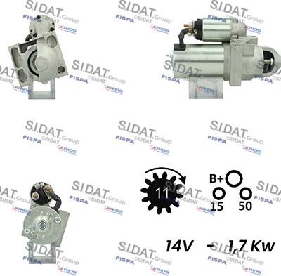 Fispa S12DR0307A2 - Стартер vvparts.bg