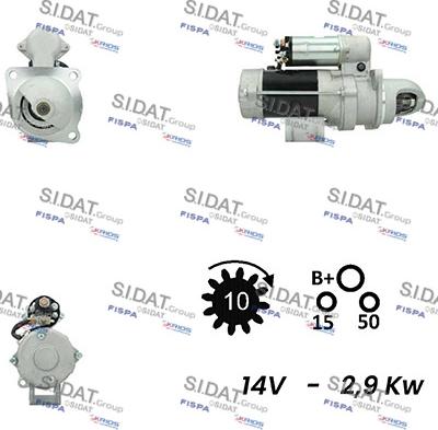 Fispa S12DR0749A2 - Стартер vvparts.bg