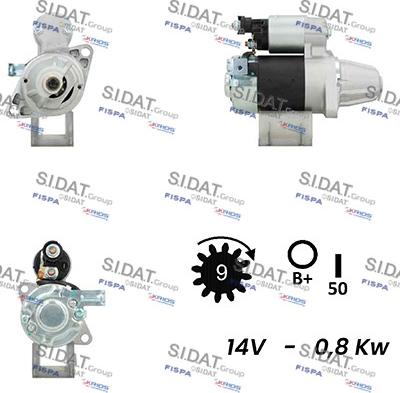 Fispa S12HT0518A2 - Стартер vvparts.bg