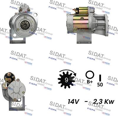 Fispa S12HT0539A2 - Стартер vvparts.bg