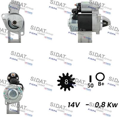 Fispa S12HT0764 - Стартер vvparts.bg