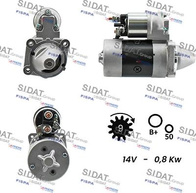 Fispa S12MA0055A2 - Стартер vvparts.bg