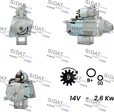 Fispa S12MA0146A2 - Стартер vvparts.bg