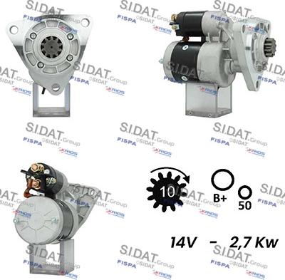 Fispa S12MG0760A2 - Стартер vvparts.bg