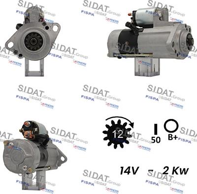 Fispa S12MH0491A2 - Стартер vvparts.bg