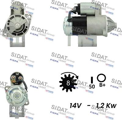 Fispa S12MH0551A2 - Стартер vvparts.bg