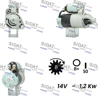 Fispa S12MH0553A2 - Стартер vvparts.bg