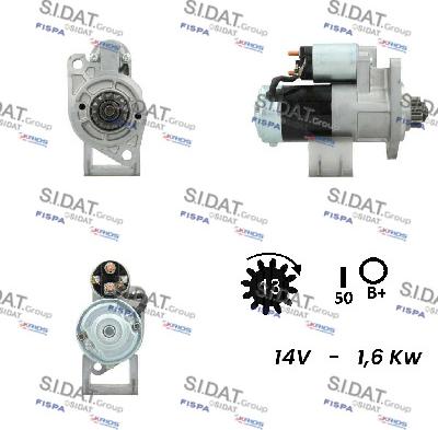 Fispa S12MH0161A2 - Стартер vvparts.bg