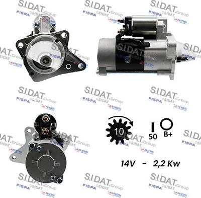 Fispa S12MH0163 - Стартер vvparts.bg