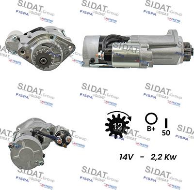 Fispa S12MH0162A2 - Стартер vvparts.bg