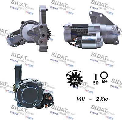 Fispa S12MH0110 - Стартер vvparts.bg