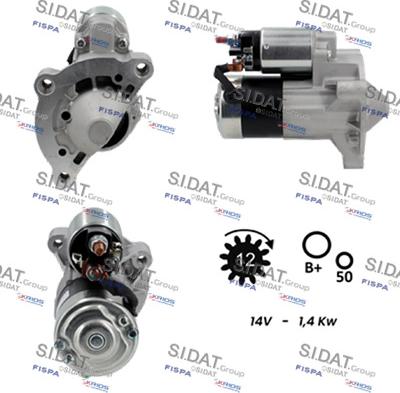 Fispa S12MH0344A2 - Стартер vvparts.bg