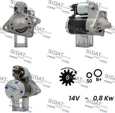 Fispa S12MH0365A2 - Стартер vvparts.bg