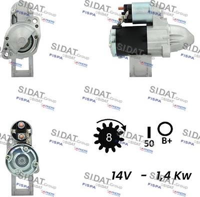 Fispa S12MH0328 - Стартер vvparts.bg