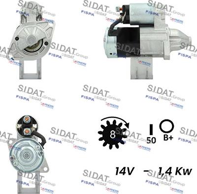 Fispa S12MH0297 - Стартер vvparts.bg