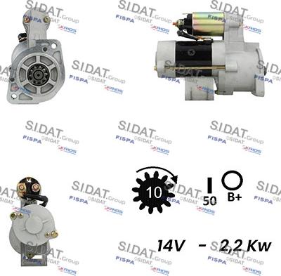 Fispa S12MH0211A2 - Стартер vvparts.bg