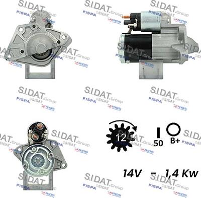 Fispa S12MH0218A2 - Стартер vvparts.bg