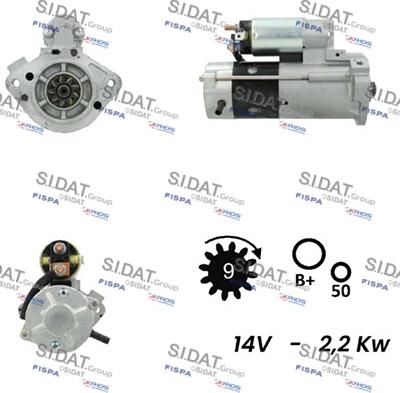 Fispa S12MH0781 - Стартер vvparts.bg