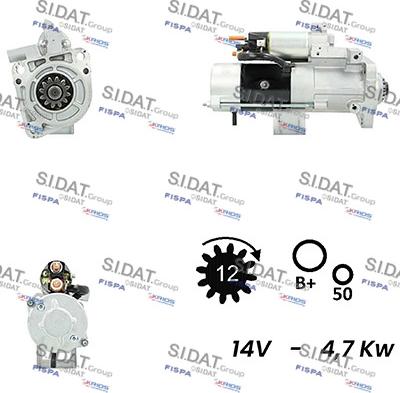 Fispa S12MH0779A2 - Стартер vvparts.bg